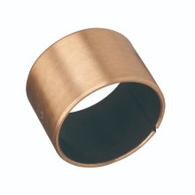 Buje de latón de PTFE, Cojinete de Ptfe trasero de bronce de polímero de metal SF-1B, Brida de buje de aleación de cobre